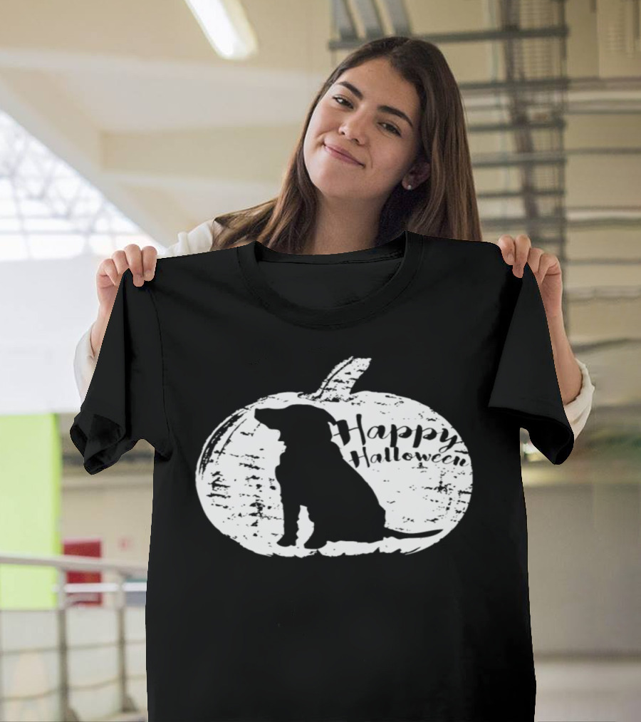 Happy Halloween Lab Pumpkin T-Shirt