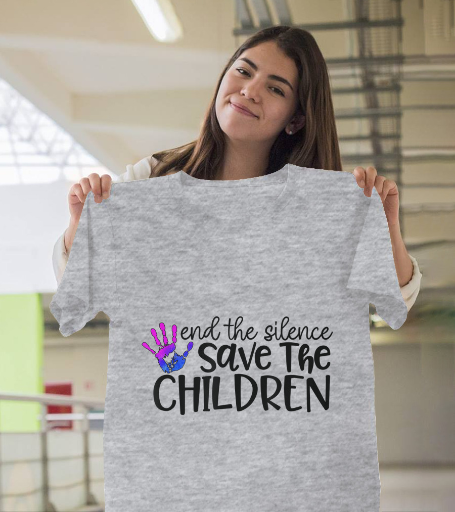 End the Silence Save the Children T-Shirt