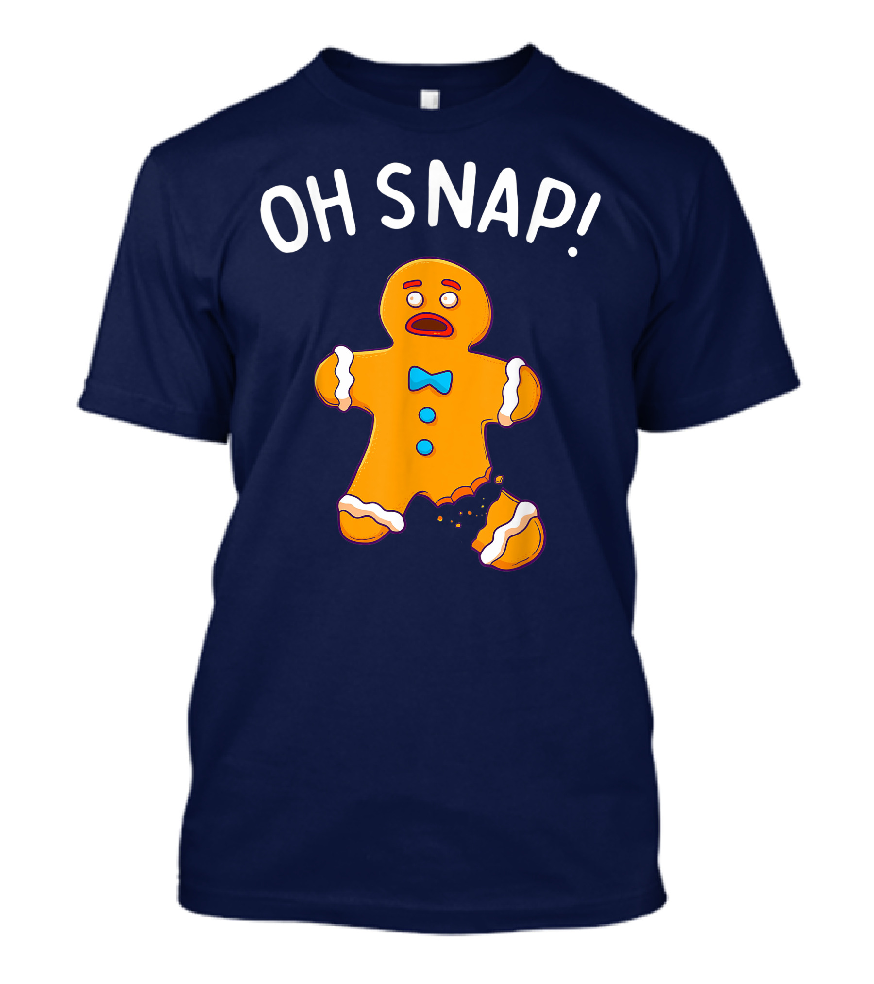 Gingerbread Man Oh Snap Funny Christmas Cookie Baking T-Shirt