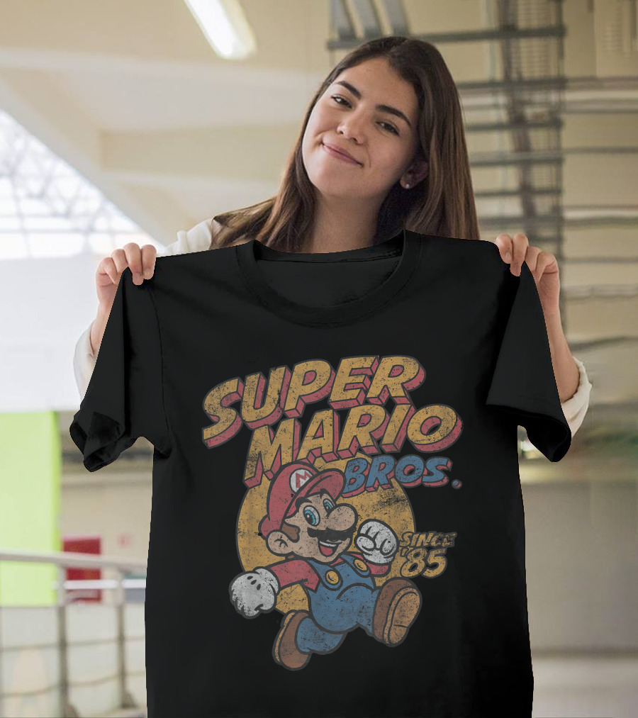 Super Mario Bros Since '85 Retro Gaming T-Shirt