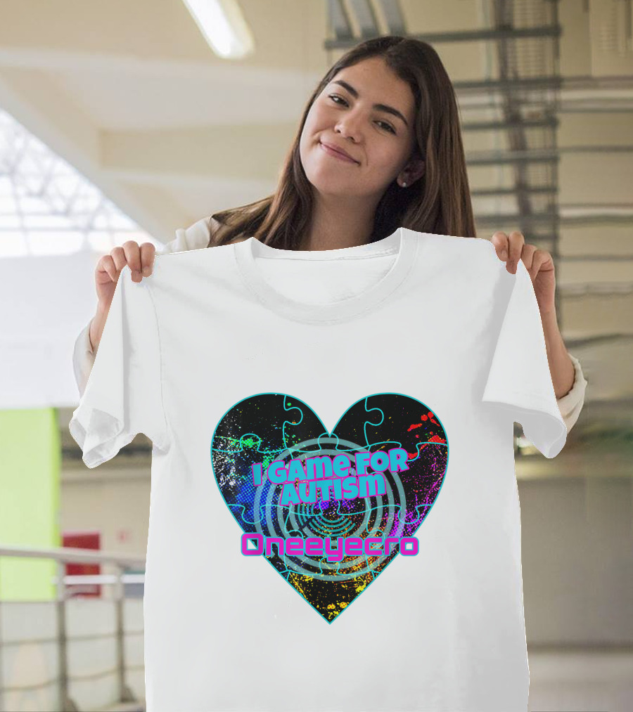 I Game for Autism Oneeyecro T-Shirt