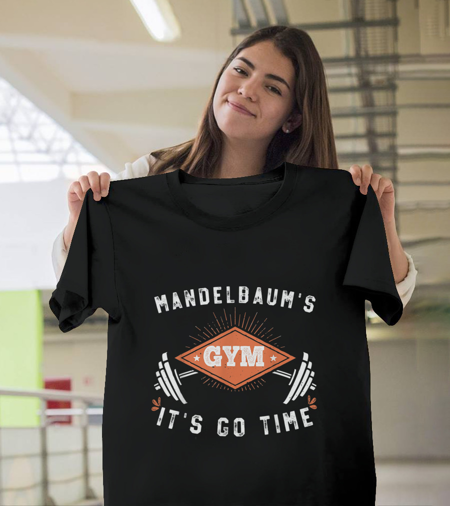 Mandelbaum's Gym It's Go Time Vintage Style Workout Motivation T-Shirt