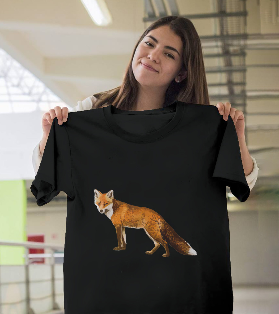 Wild Fantastic Fox Realistic Wildlife Forest Creature T-Shirt