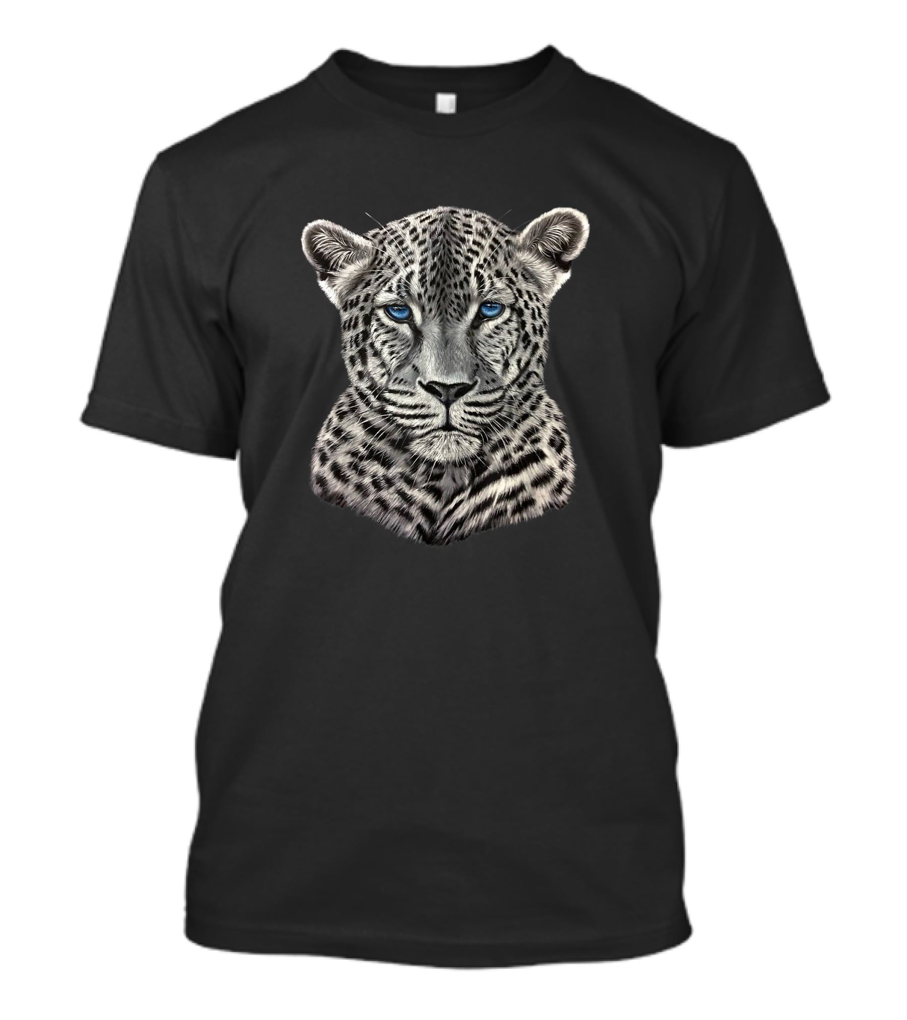 Leopard With Striking Blue Eyes T-Shirt