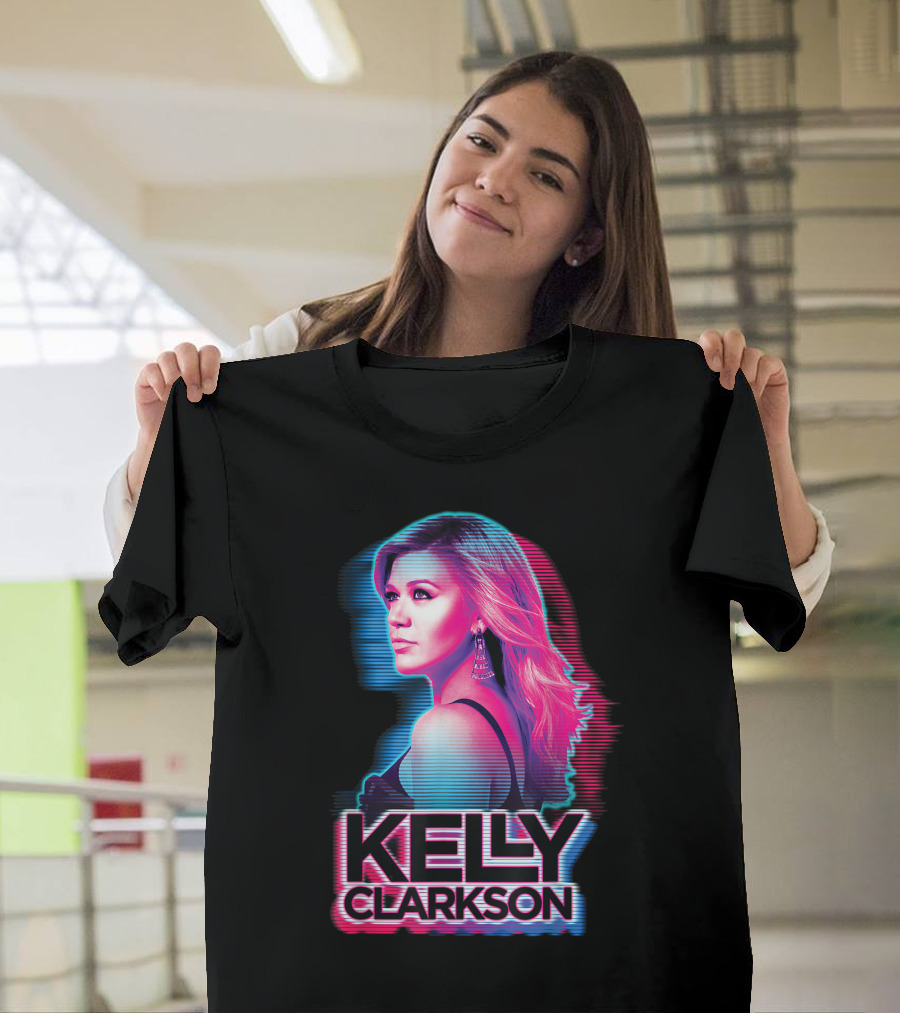 KELLY CLARKSON Retro Neon T-Shirt