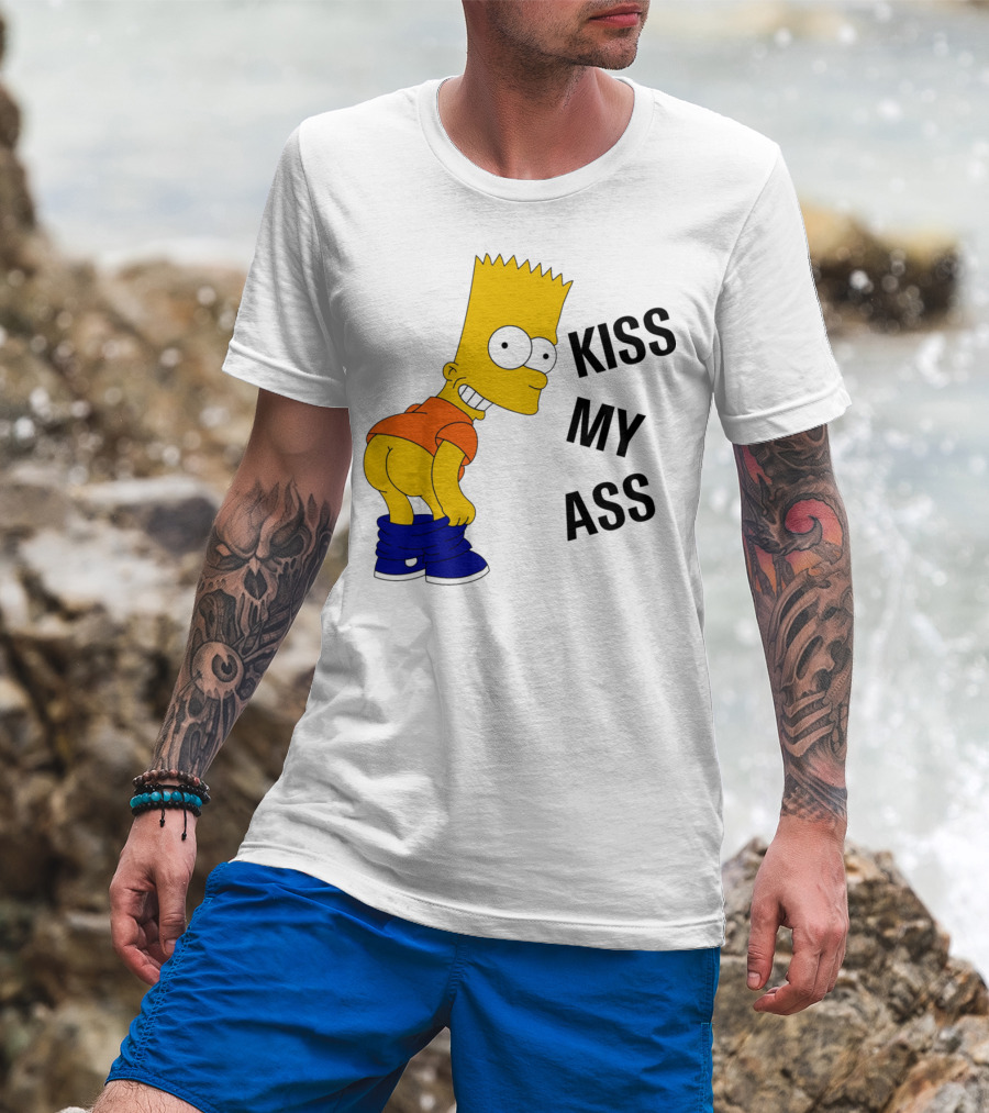 Bart Simpson Kiss My Ass T-Shirt