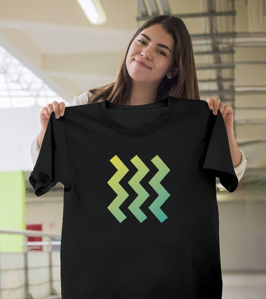 ZigZag Lemon Lime Gradient T-Shirt