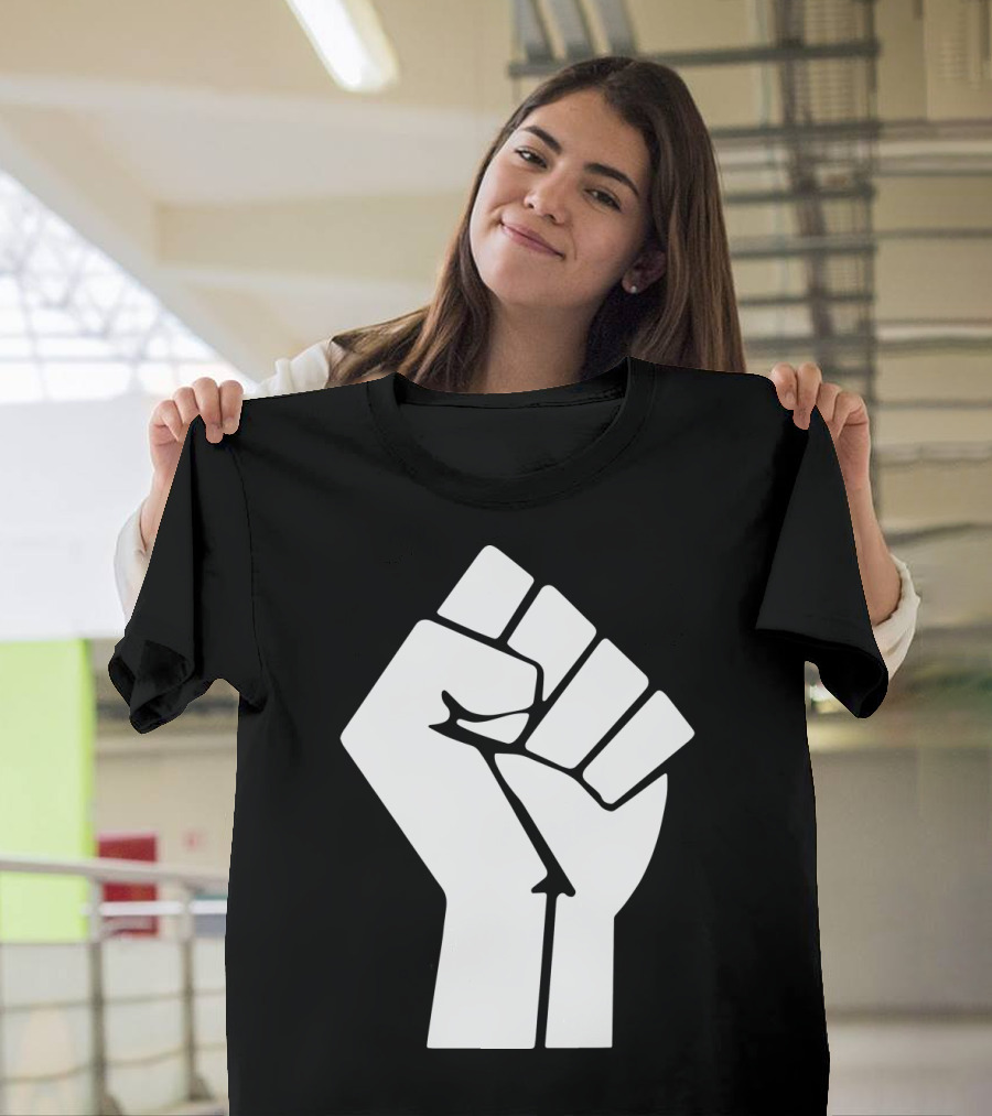 Black Power Raised Fist Papa T-Shirt