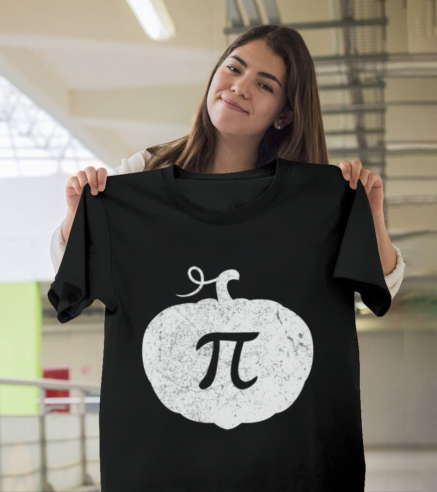Pi Day Funny Pumpkin Pie Math Humor Nerd T-Shirt