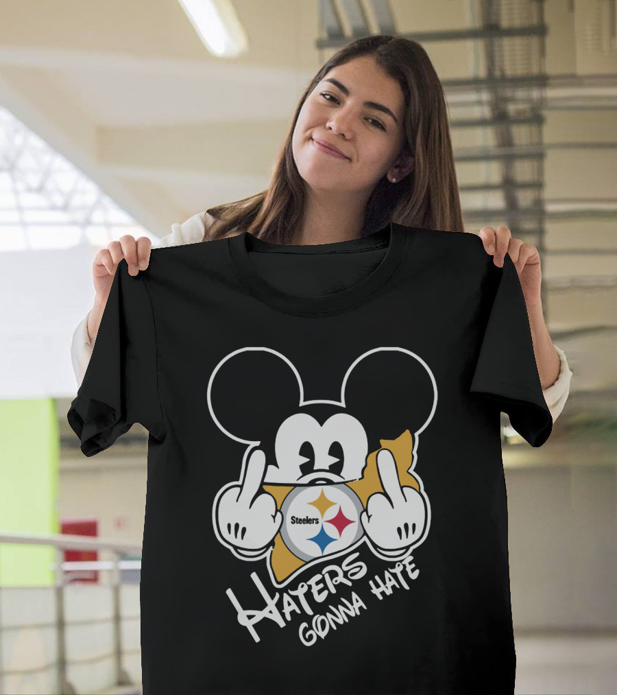 Steelers Haters Gonna Hate Mickey Style T-Shirt