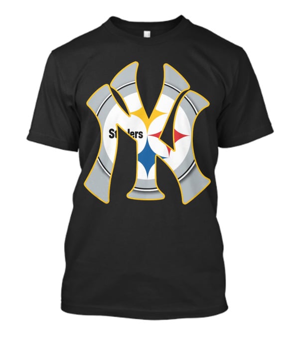 Yankees Steelers New York's Logo Fusion T-Shirt