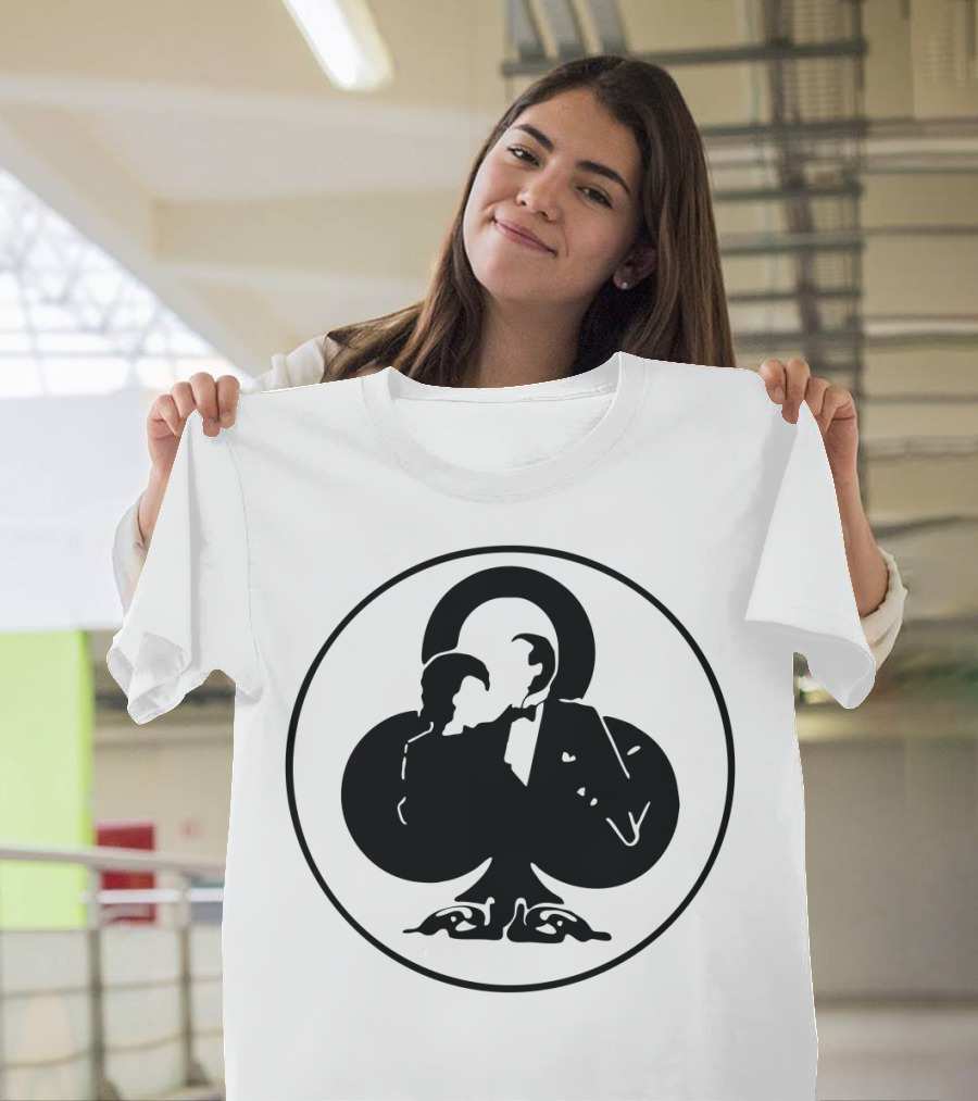 Punk Rock Club Silhouette Card Blackjack T-Shirt