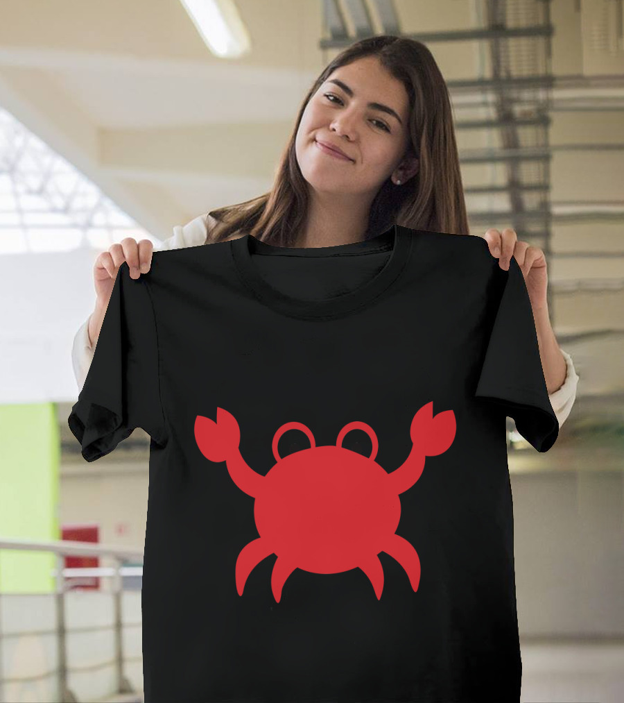 Crabby Red Cartoon Crab T-Shirt