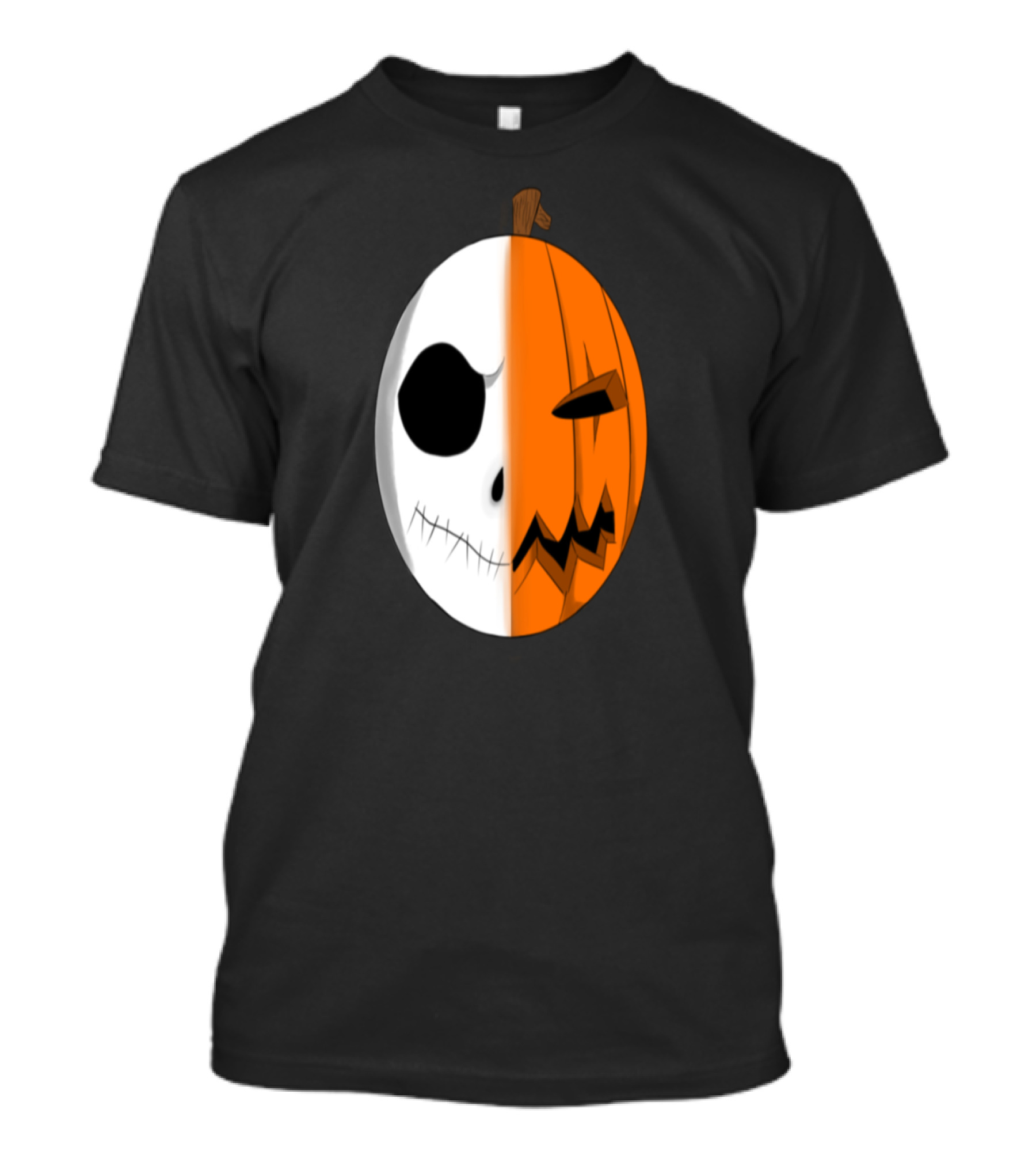 DemiPumpkin Jack O' Lantern Skull Fusion T-Shirt