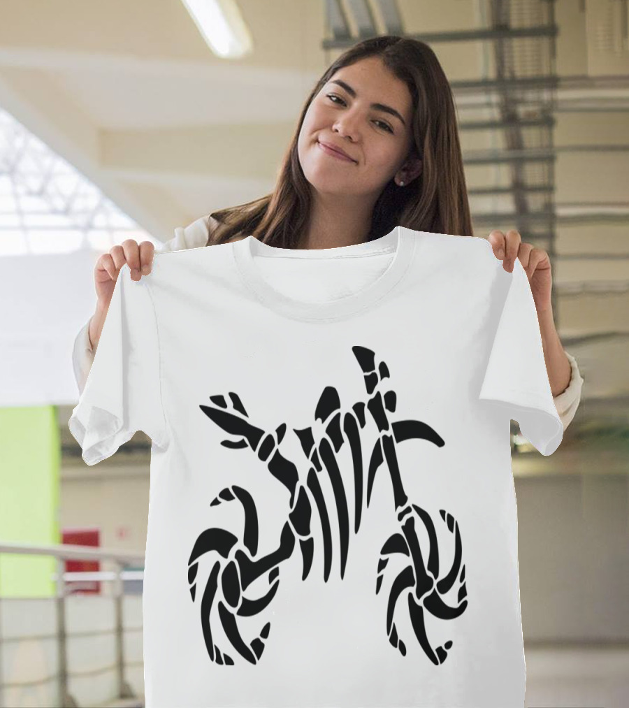 Enduroskeleton Dark Motocross Ribcage T-Shirt