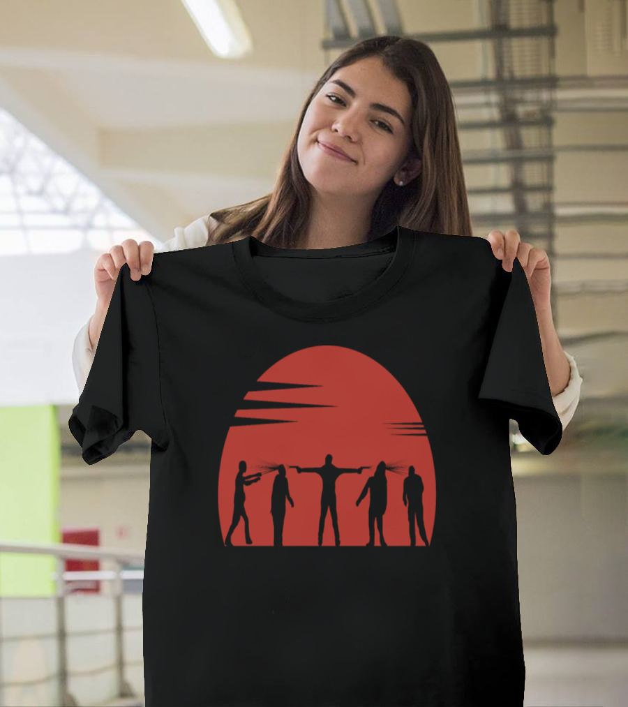 Zombie Control Red Moon Headshot T-Shirt