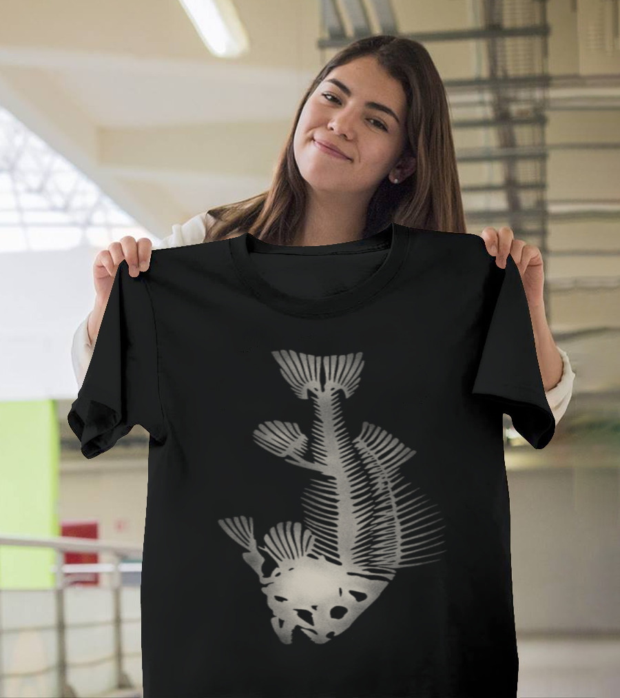 Fossil of Sea Carp Skeleton T-Shirt