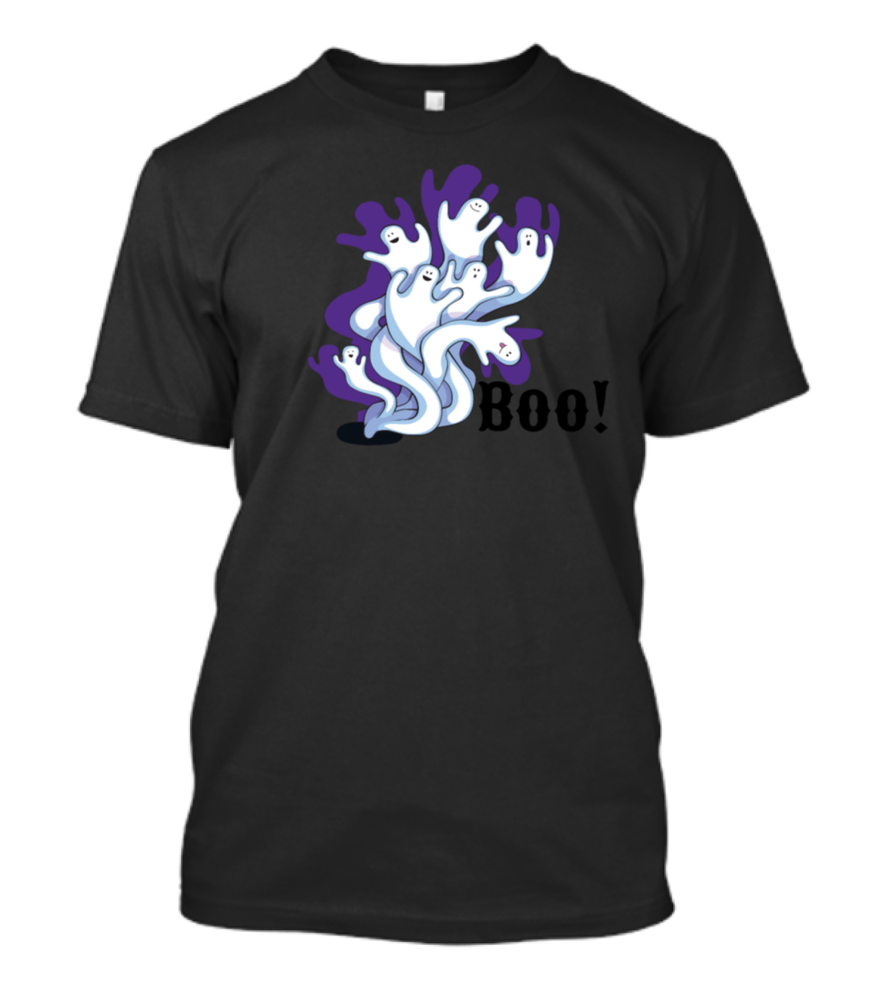 Halloween Ghosts Boo Spooky Happy Ghosts T-Shirt