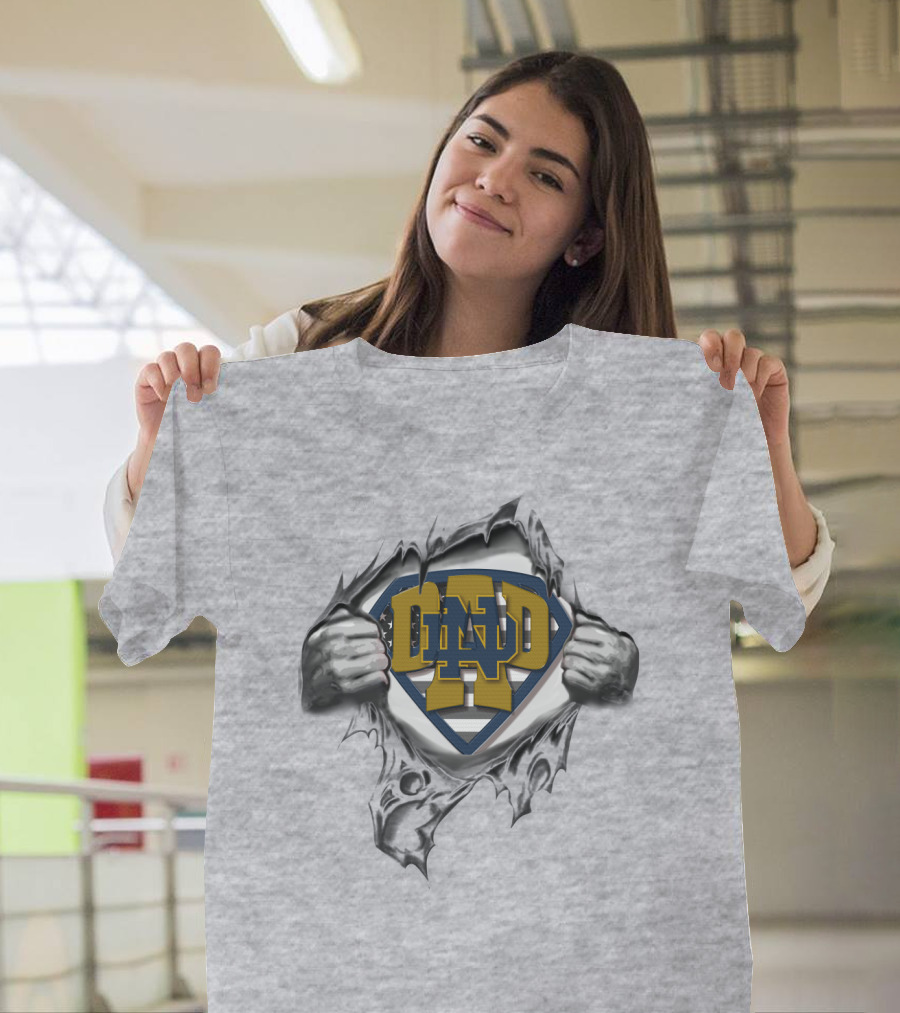 Notre Dame Fighting Irish Superdad T-Shirt