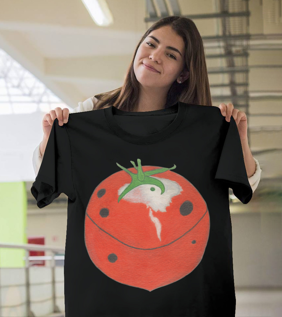 Rotten Punk Tomato with Edgy Aesthetic and Unique Persona T-Shirt