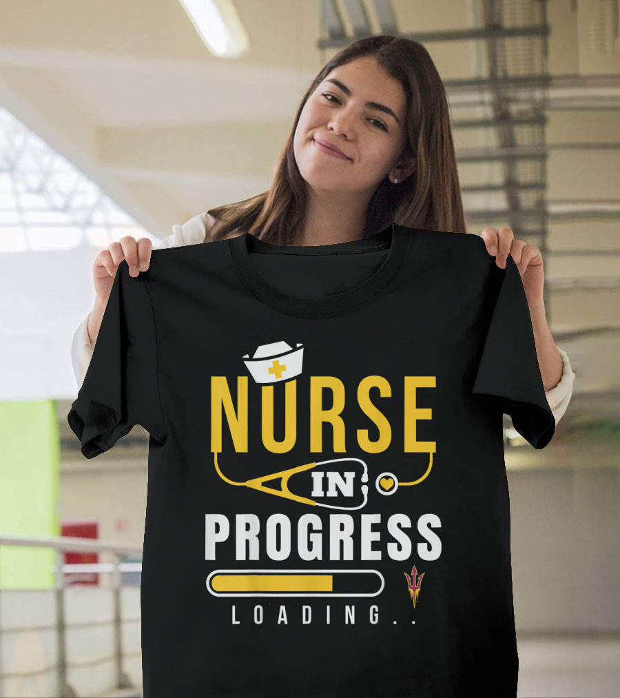 Arizona State Sun Devils Nurse in Progress Loading T-Shirt