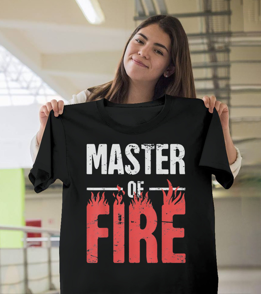 Master Of Fire Welding Welder Flames T-Shirt