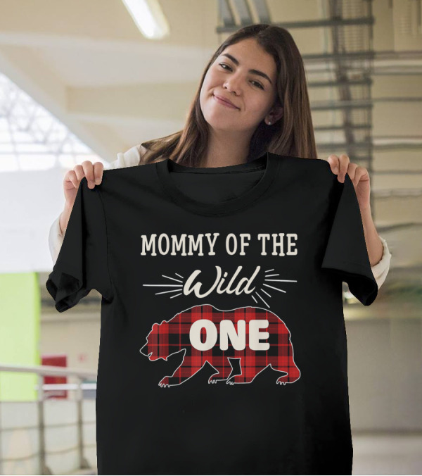 Mommy Of The Wild One Bear T-Shirt