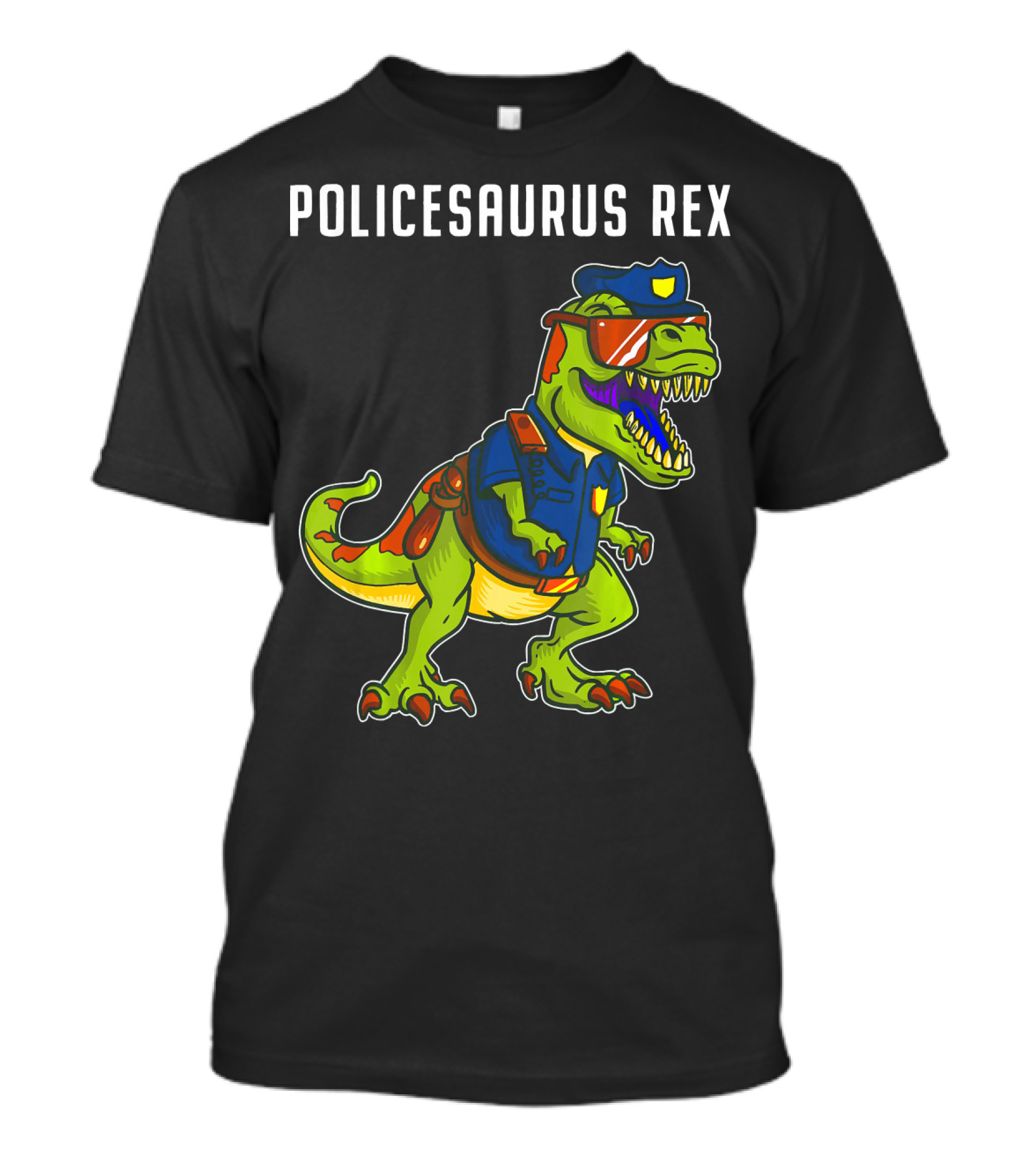 POLICESAURUS REX Dinosaur Officer T-Shirt
