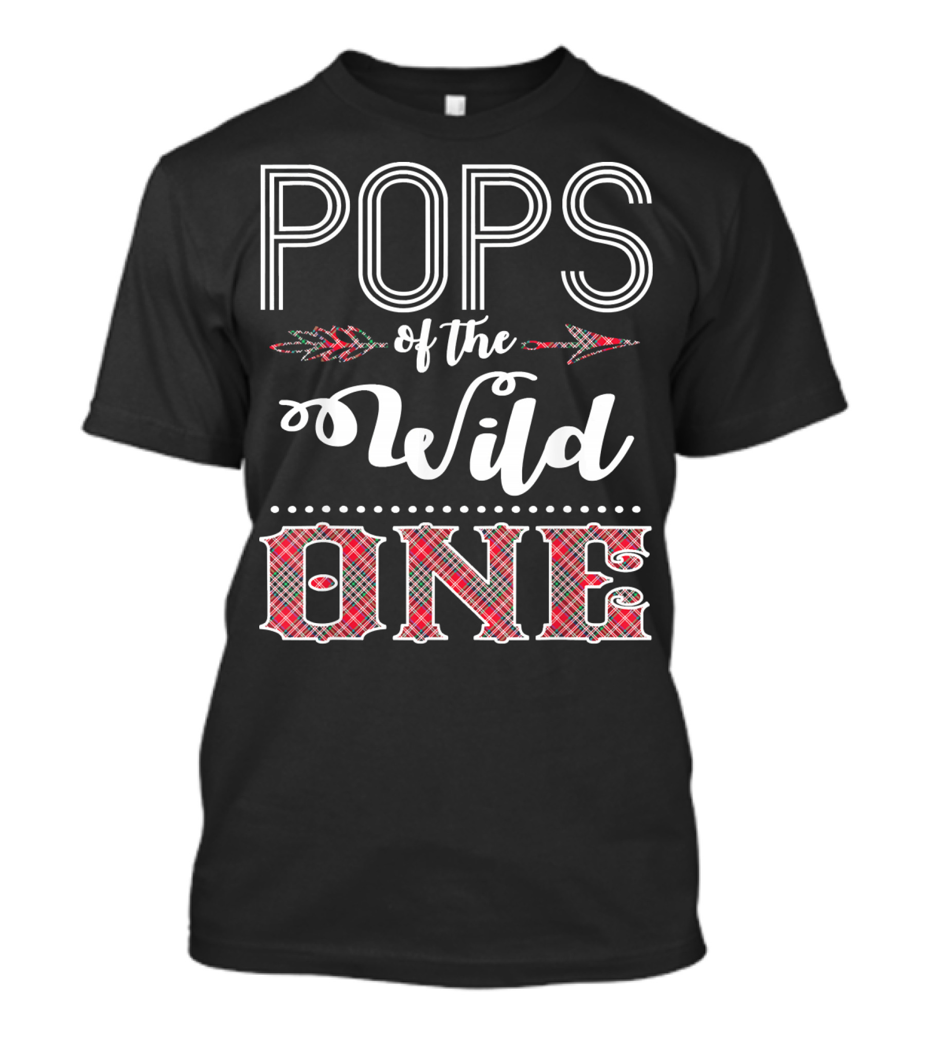 Pops Of The Wild One Plaid T-Shirt