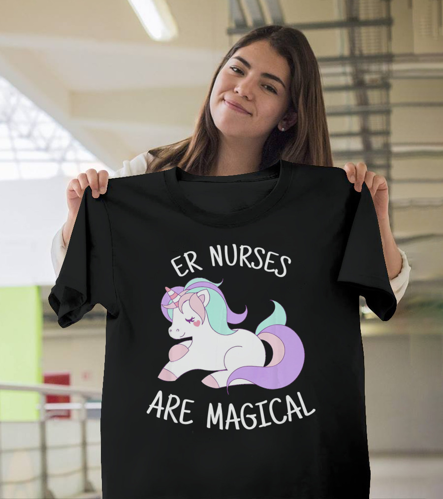 ER Nurses Are Magical Unicorn T-Shirt