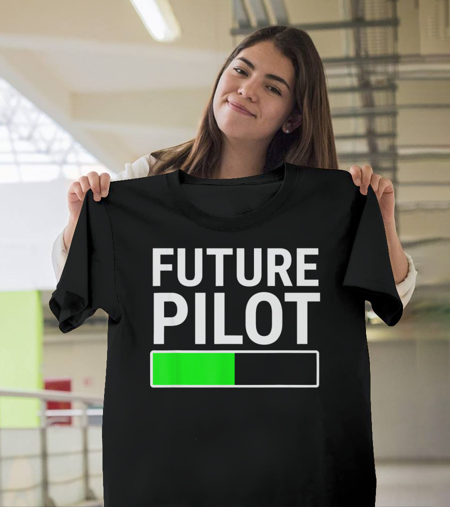 Future Pilot Loading Bar Progress T-Shirt