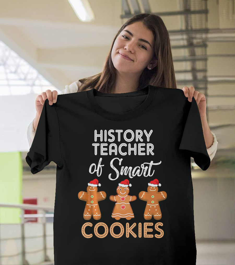 History Teacher of Smart Christmas Cookies T-Shirt