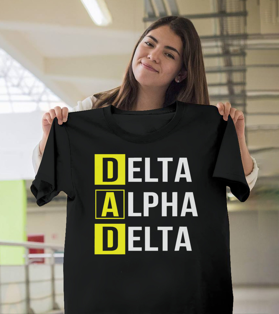 DAD Delta Alpha Delta Phonetic Alphabet Aviation T-Shirt