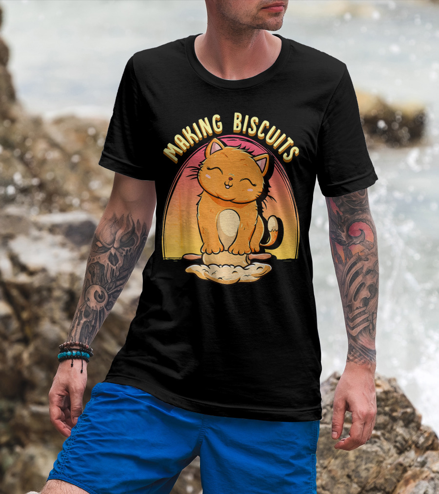 Making Biscuits Cat Baking Pastry T-Shirt