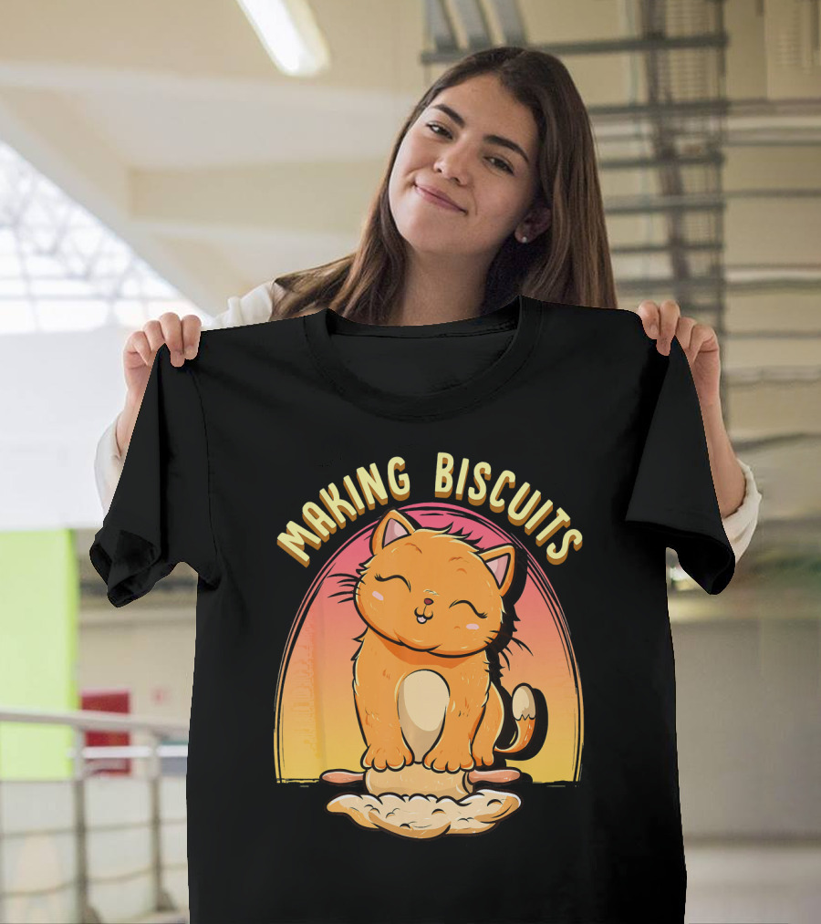 Making Biscuits Cat Baking Pastry T-Shirt