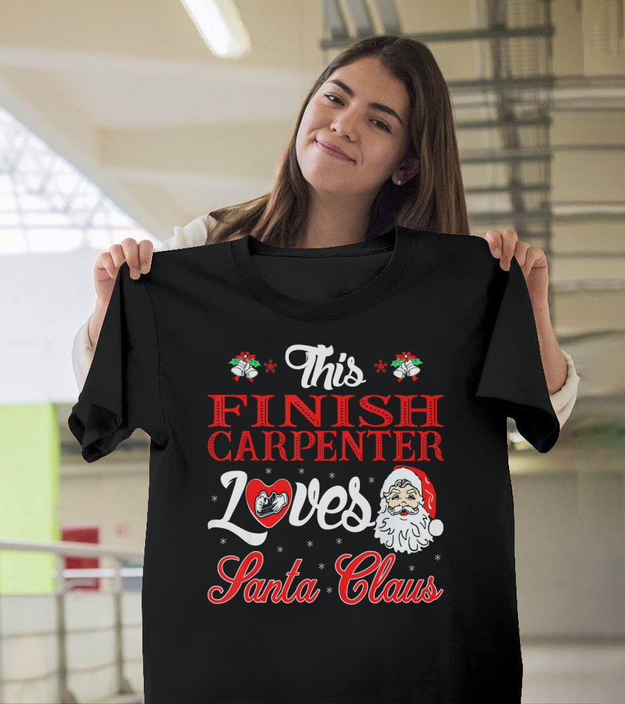 This Finish Carpenter Loves Santa Claus T-Shirt