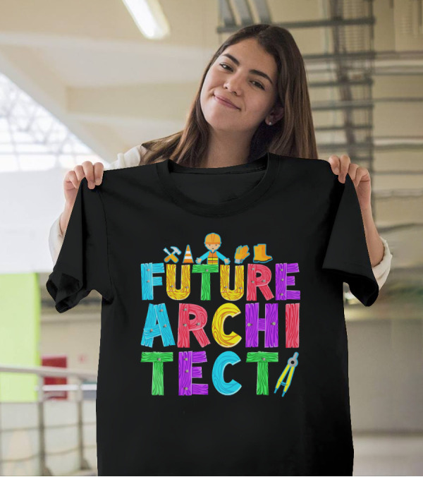 FUTURE ARCHITECT Tools Helmet And Boots T-Shirt