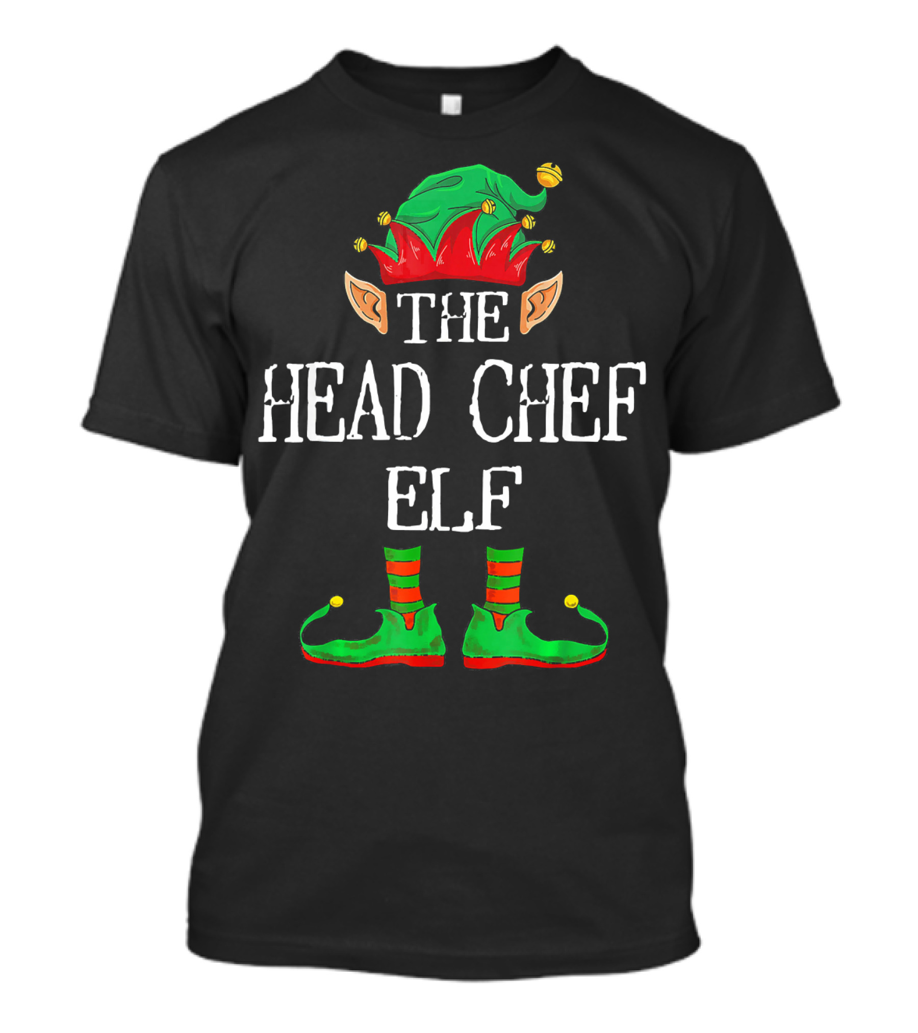 The Head Chef Elf Matching Family Christmas T-Shirt