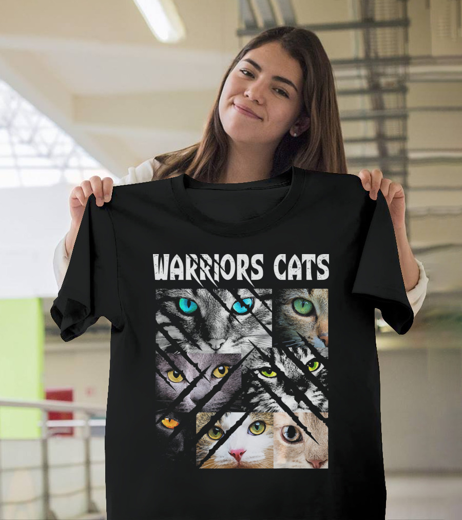 Warriors Cats Eye Montage for Cat Lovers T-Shirt