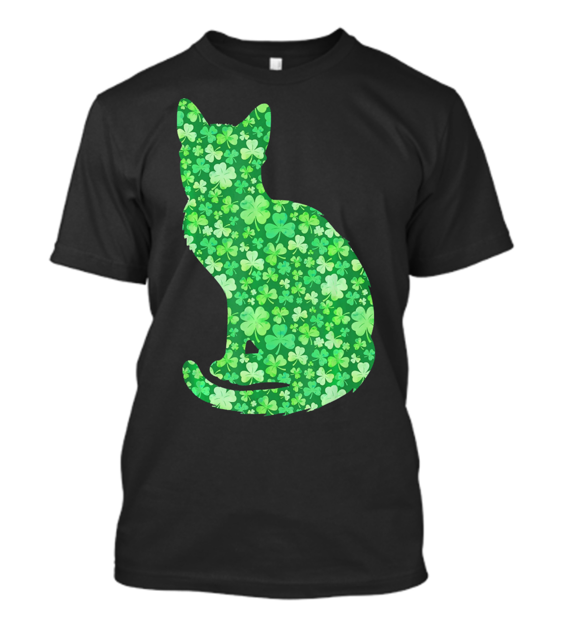 Shamrock Cat Clover T-Shirt