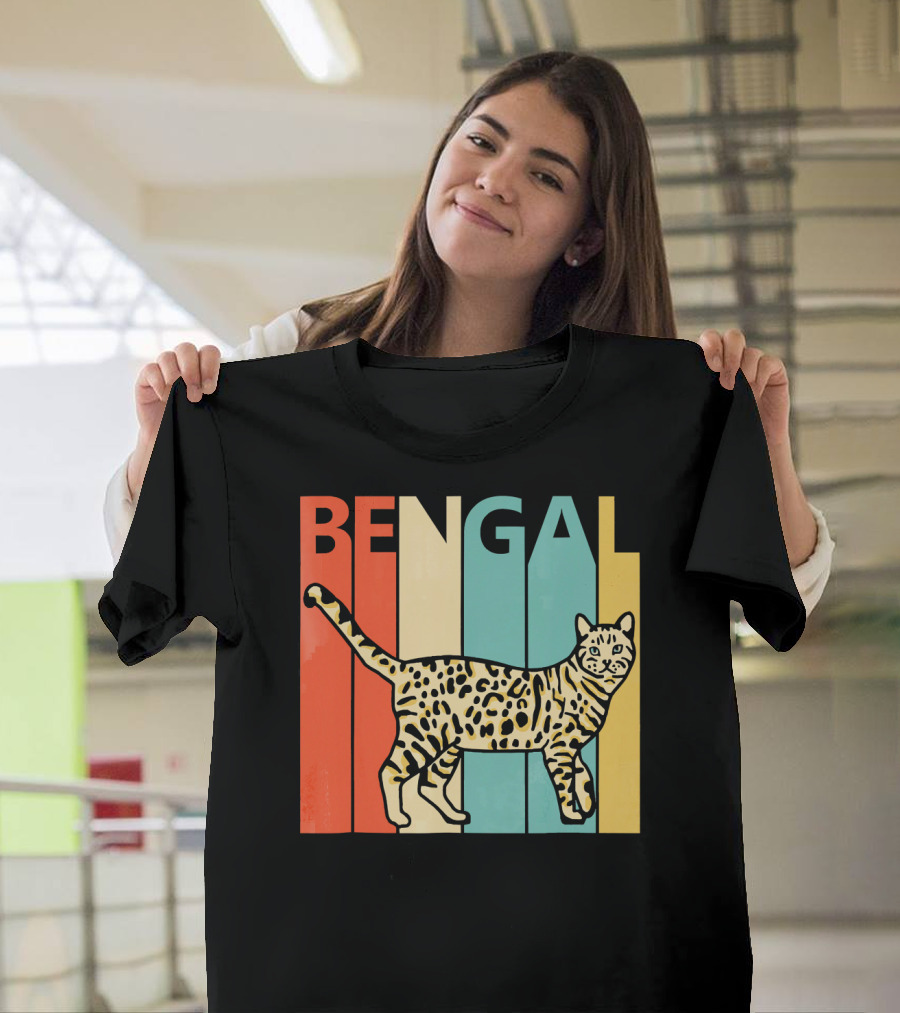 Bengal Cat Vintage Style Owner T-Shirt