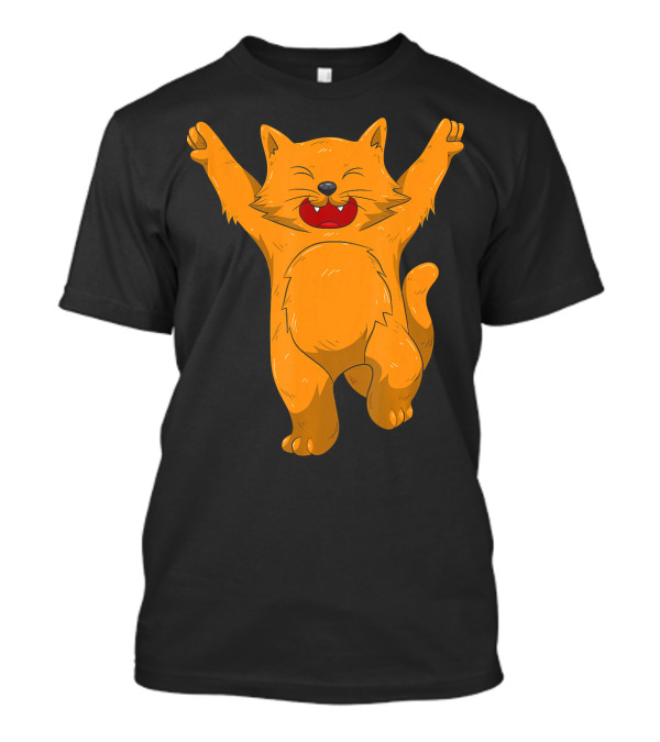 Jubilation Cat Joyful Dance Emote T-Shirt