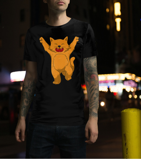 Jubilation Cat Joyful Dance Emote T-Shirt