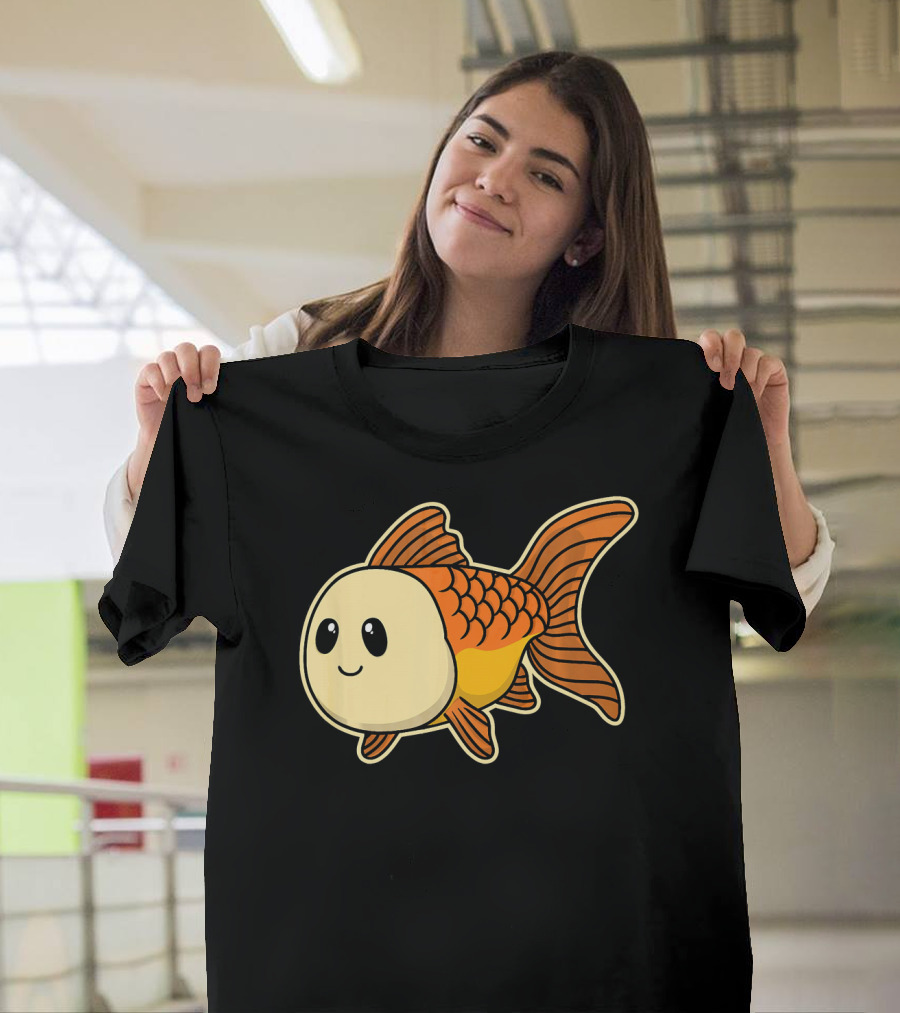 Adorable Baby Goldfish Cute and Cuddly Aquatic Creature T-Shirt