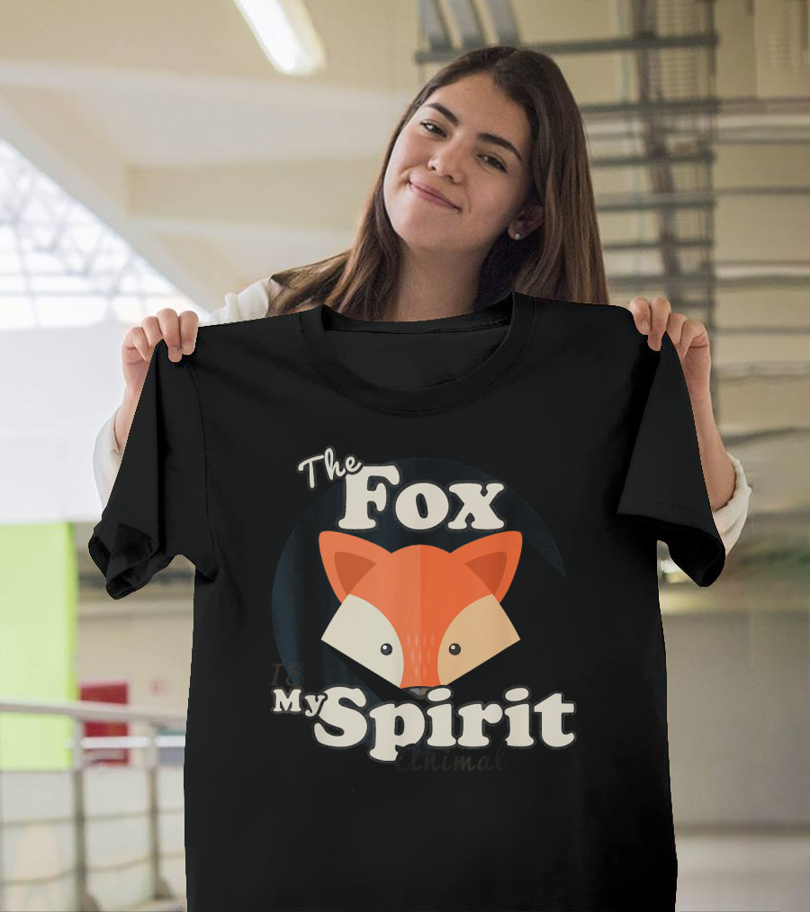 The Fox Is My Spirit Animal Cute Fox Totem Archetype T-Shirt