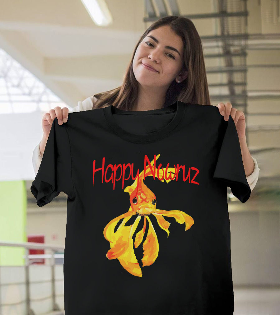 Happy Nowruz Vibrant Fantail Goldfish T-Shirt