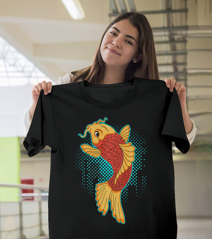 Japanese Koi Carp Nishikigoi Jinli Fish Iconic T-Shirt