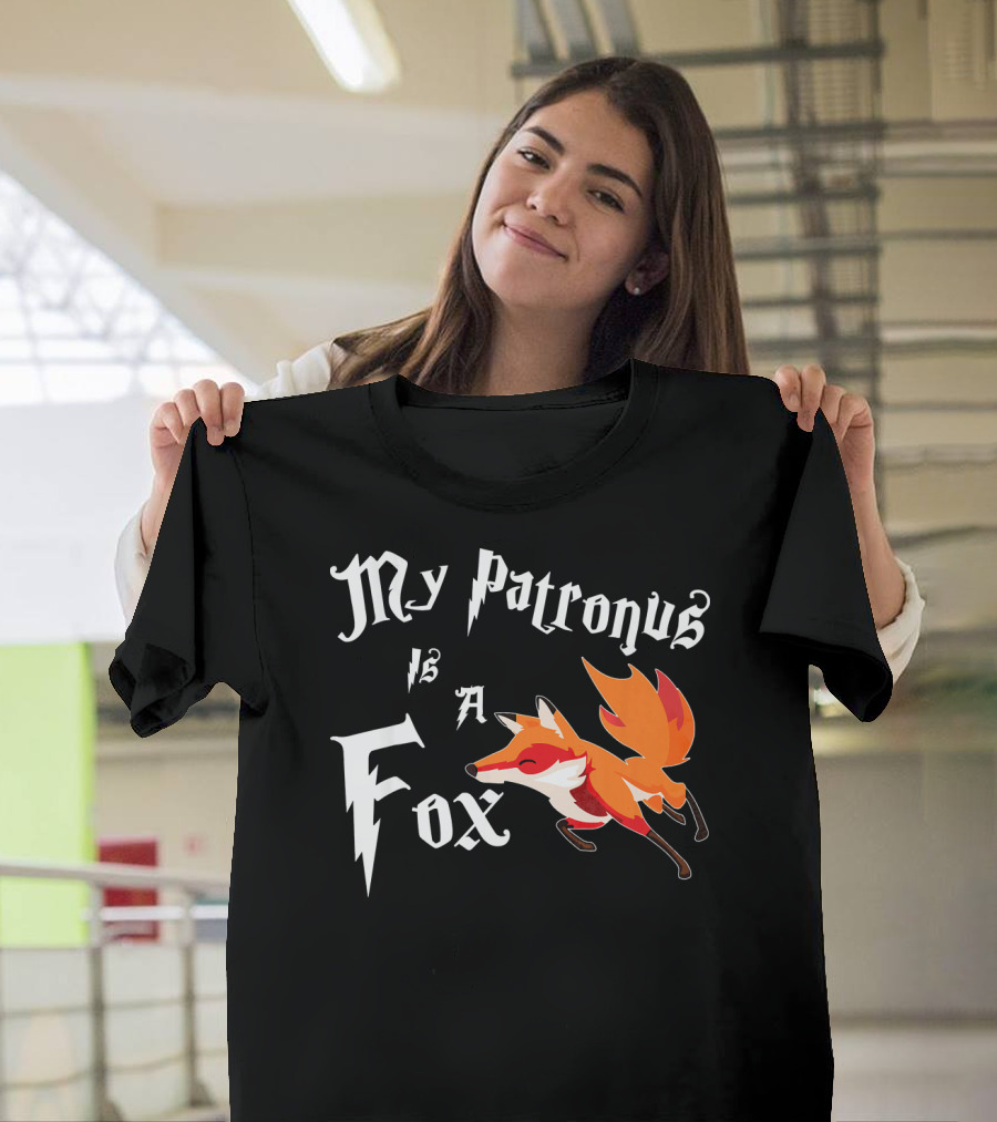 My Patronus Is A Fox With Cartoon Red Fox T-Shirt