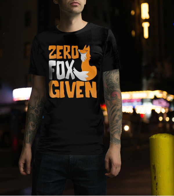 Zero Fox Given Fox Trot Novelty T-Shirt