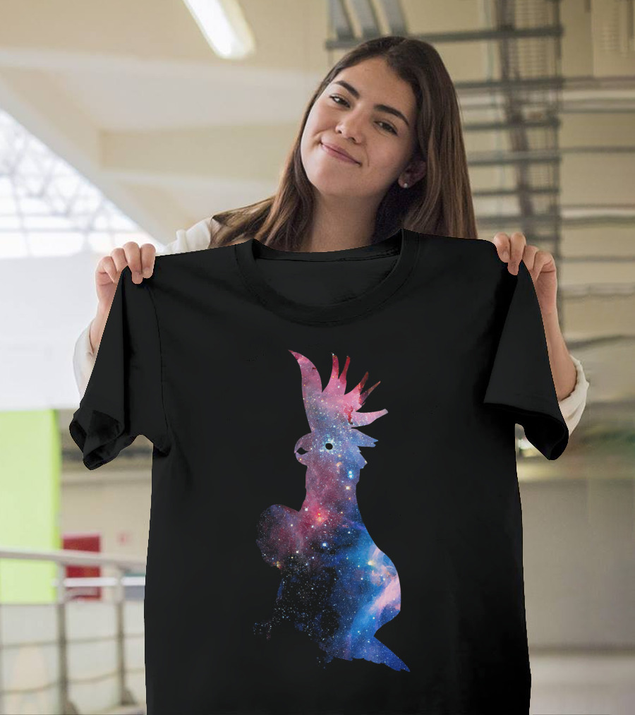 Cosmic Cockatoo Galaxy T-Shirt